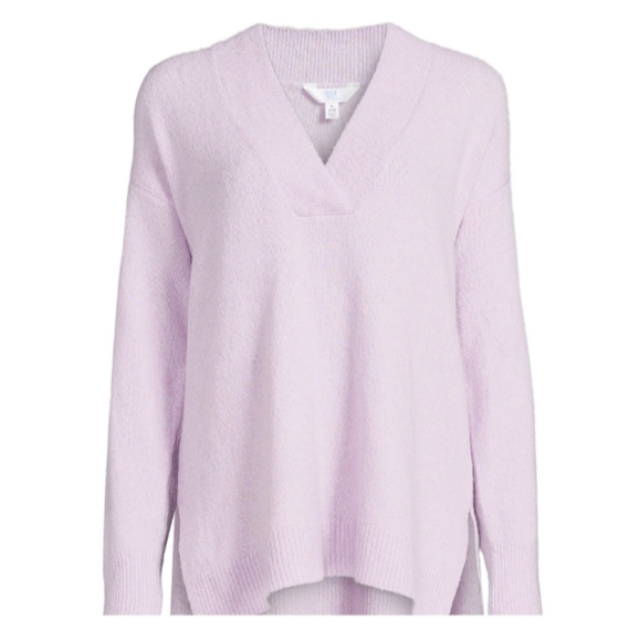 Sweaters - New Women's Spring Lavender V-Neck Soft Sweater
